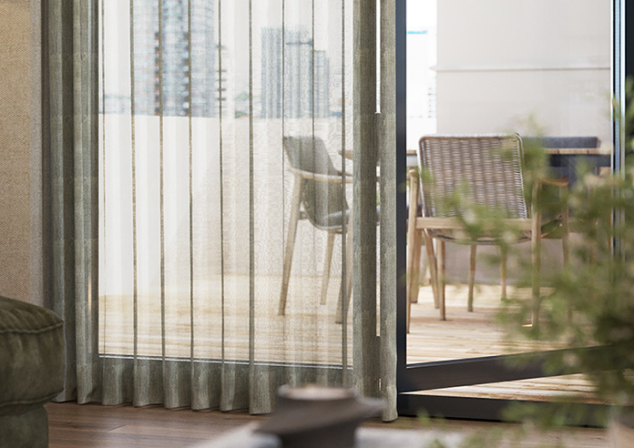 Coachella Voile, Silver Glint - Made to Measure Curtains - Image 5